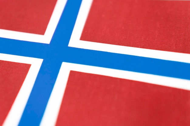 Photo tissu de fond drapeau de la norvège bouchent