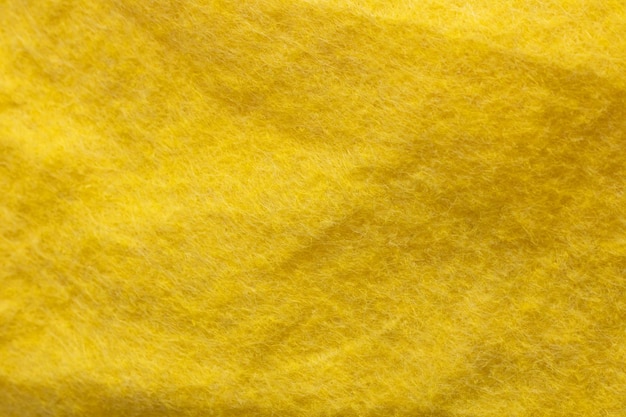 Tissu froissé jaune bouchent fond et texture