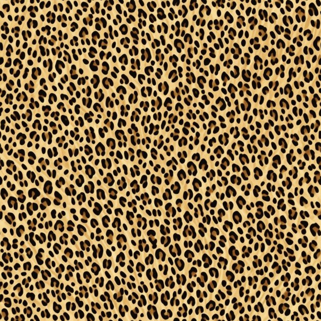 Photo un tissu imprimé en léopard avec un fond brun génératif ai