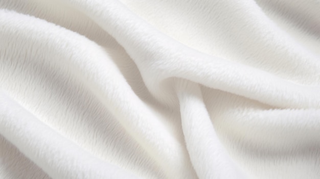 Photo tissu de laine blanche classique