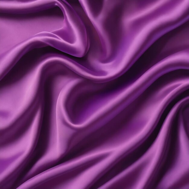Photo le tissu de lavande violette est un fond de soie ridée.