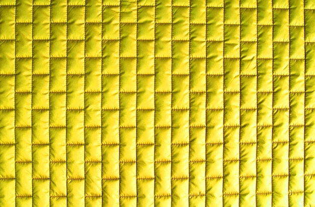 Tissu matelassé à la mode de couleur jaune Abstract background Trend 2021