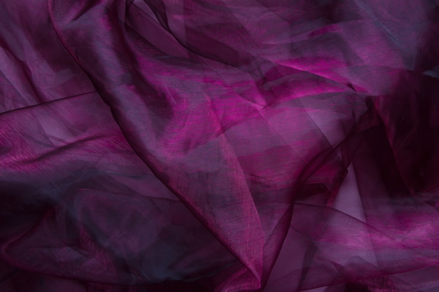 Tissu organza lilas