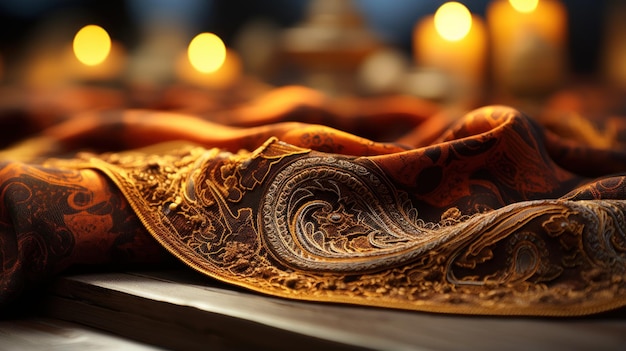 tissu en papier peint traditionnel paisle uhd