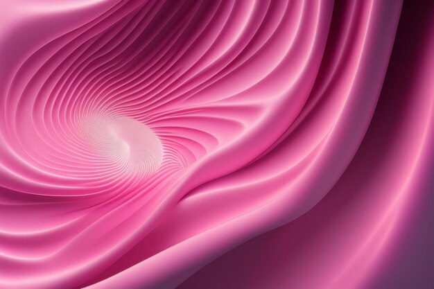 Photo tissu rose avec une spirale au centre