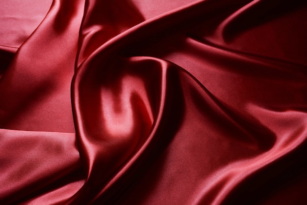 Tissu rouge bouchent de fond