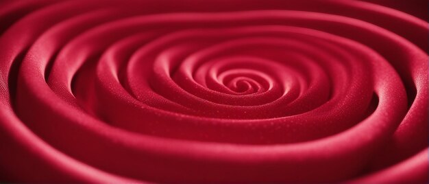 Tissu rouge avec une spirale au centre générée par l'IA