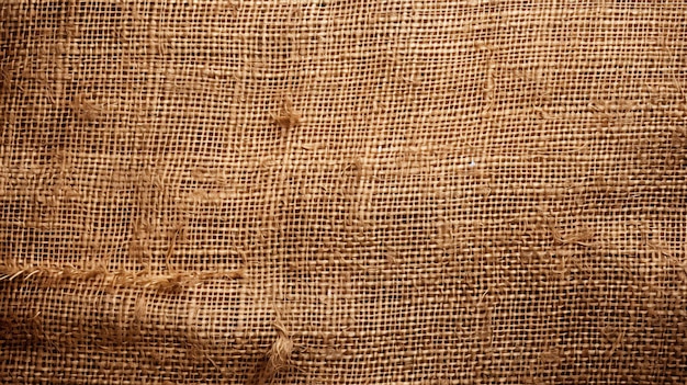 Le tissu de sac de plante de jute usé crée un fond textile organique à la texture de terre
