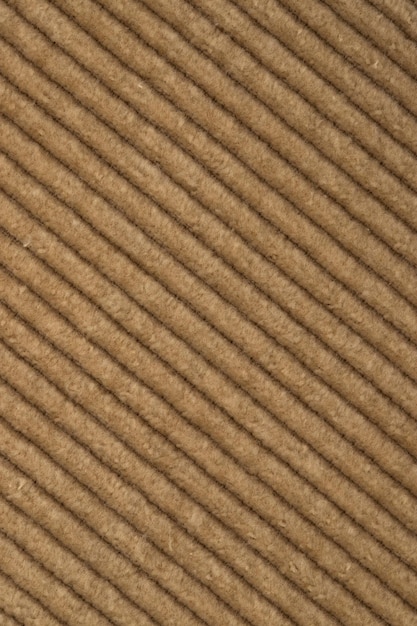 tissu en velours côtelé marron avec de grandes côtes
