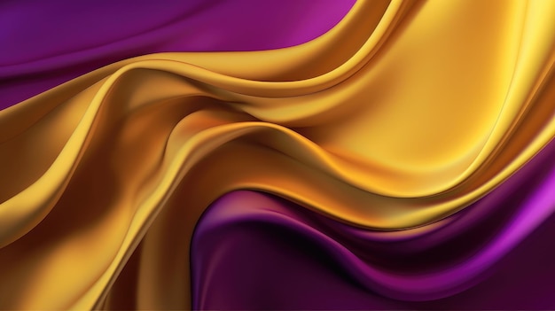 Tissu violet et jaune qui est dans un flou