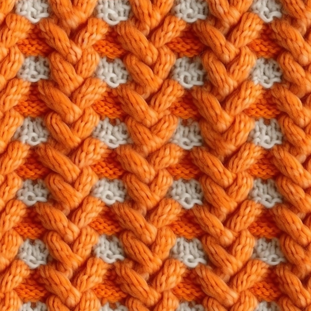 Tissus à tricot à palette orange