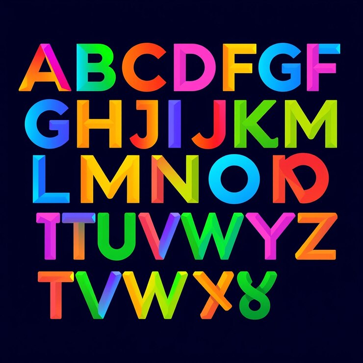 Photo titre "alphabet créatif: une approche ludique de la typographie"