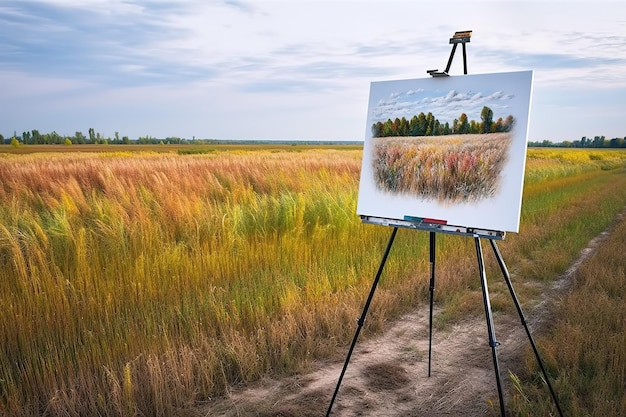 Toile à la campagne