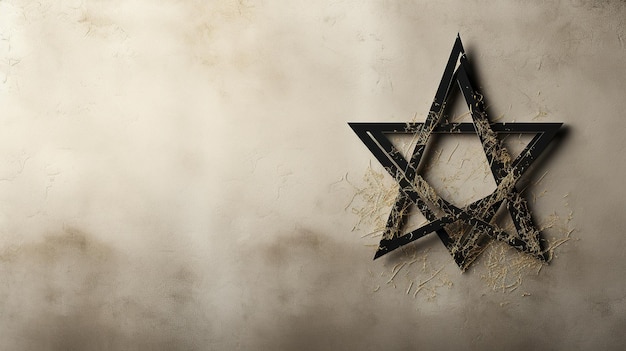 Étoile de David ancien symbole emblème en forme d'étoile à six branches Magen culture foi Israël Juifs symbole symbolisme drapeau emblème article