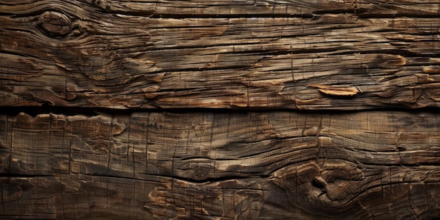 Toile de fond en bois avec une texture détaillée et des motifs de grain proéminents Surface en bois naturel et rustique