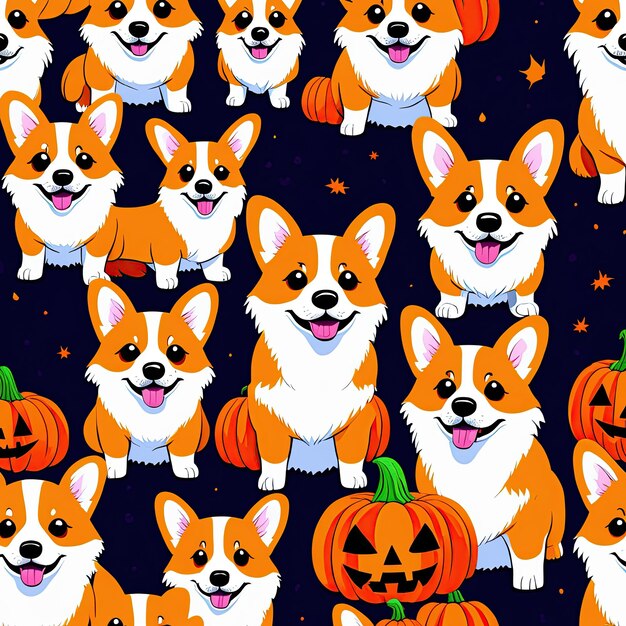 La toile de fond d'Halloween Ai Génératif