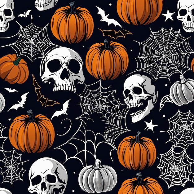 Toile de fond d'Halloween générée par l'IA