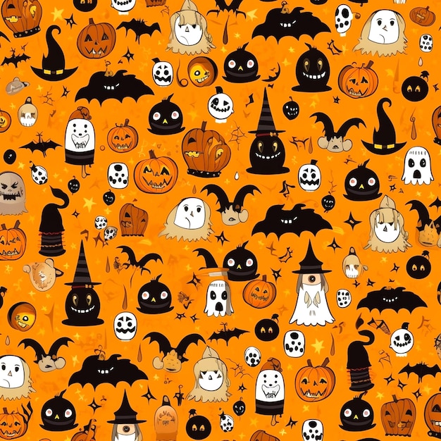 toile de fond inspirée d'Halloween