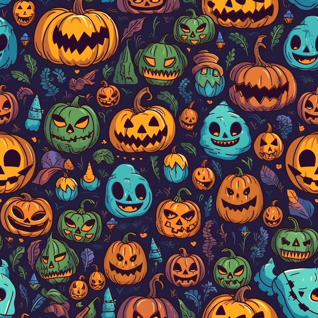 toile de fond inspirée d'Halloween