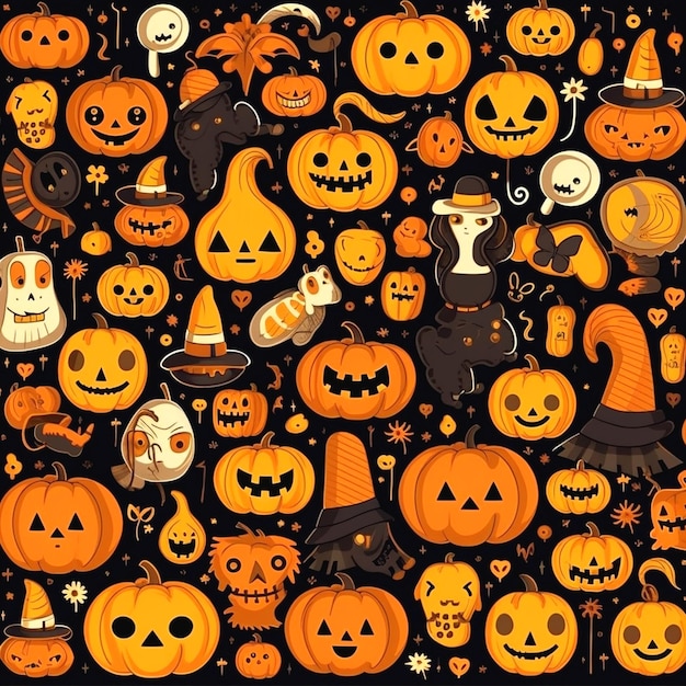 toile de fond inspirée d'Halloween