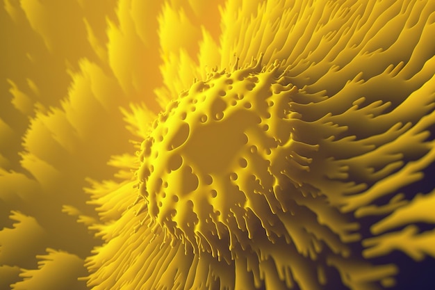 Toile de fond jaune abstraite avec une douce texture floue