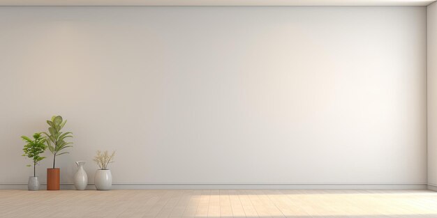 Une toile de fond minimaliste à l'intérieur