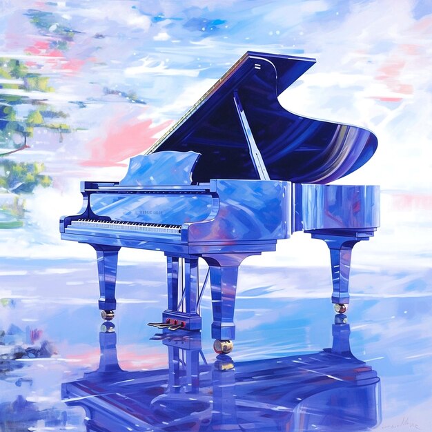 Photo toile de fond pour piano