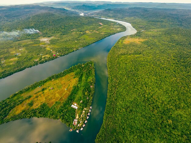 Toile Orchidées Retreat Point d'embarquement - DJI Mavic Air2 Drone Koh Kong