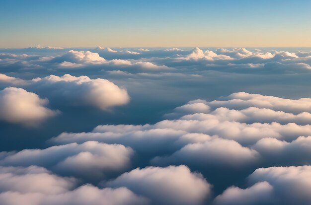 Des toiles de nuages éthériques