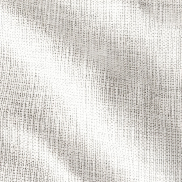 Toiles vierges de polyvalence fond de texture tissée en toile de tissu blanc clair