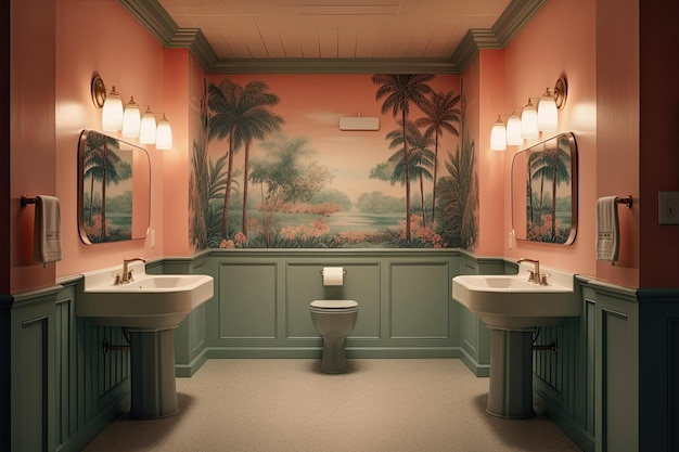 Des toilettes magnifiques et impeccables