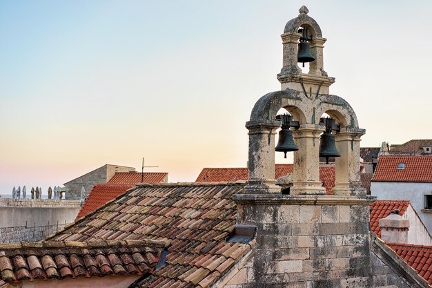 Toit d'église à Dubrovnik, Croatie