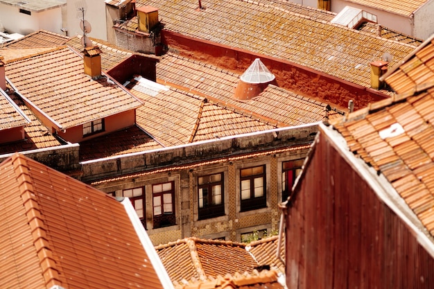 Le toit des maisons