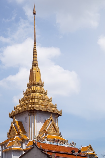 Toit de temple thaïlandais.