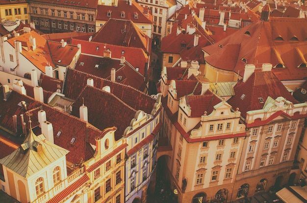 Toits rouges de Prague