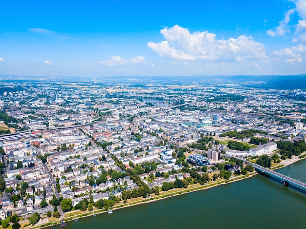 Toits de la ville de Coblence en Allemagne