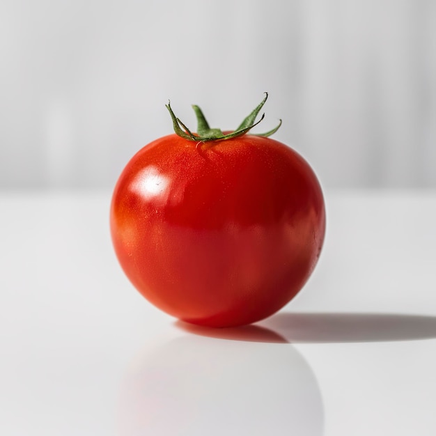 tomate cerise isolée sur fond blanc