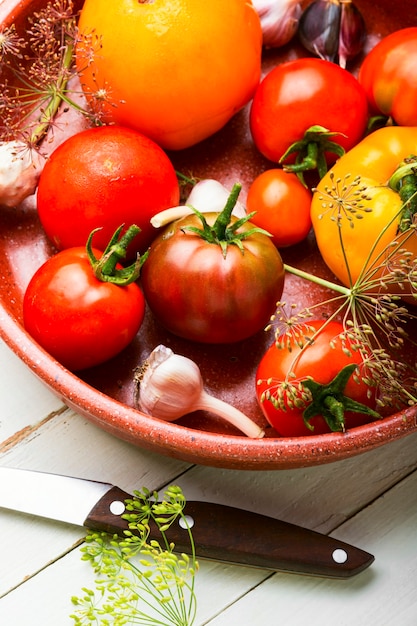 Tomate crue, conservation des tomates