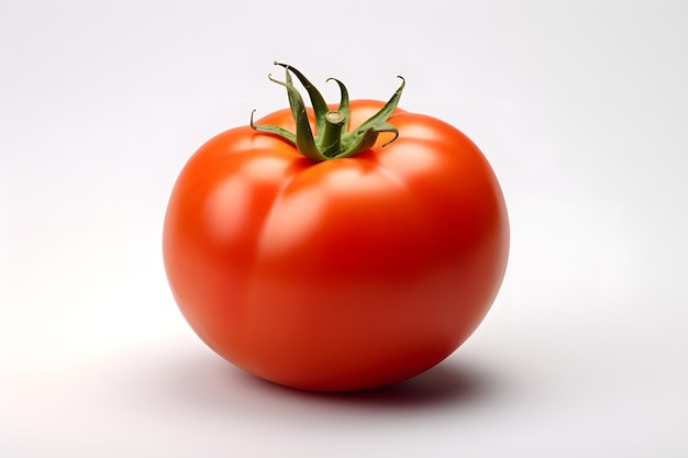 tomate sur fond blanc