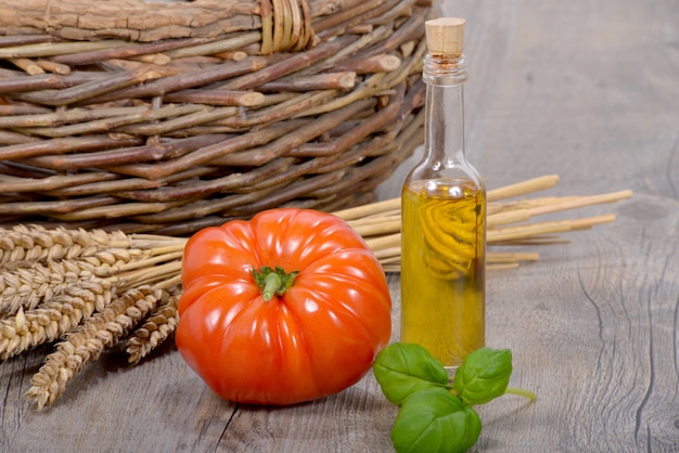 Tomate à l'huile d'olive