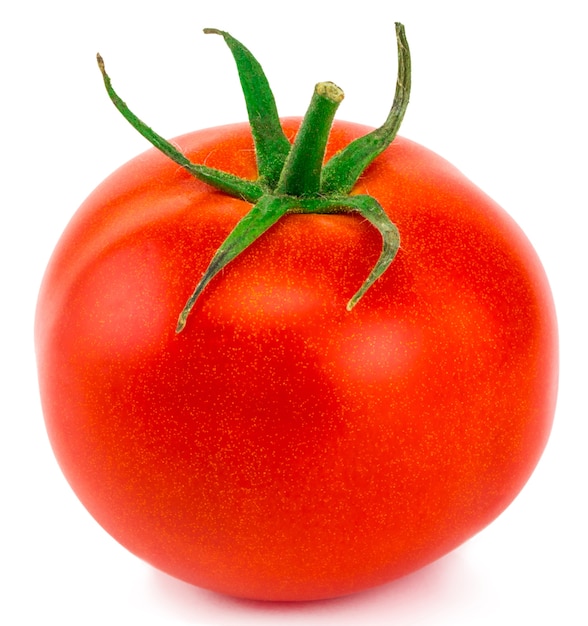 Tomate isolé sur blanc