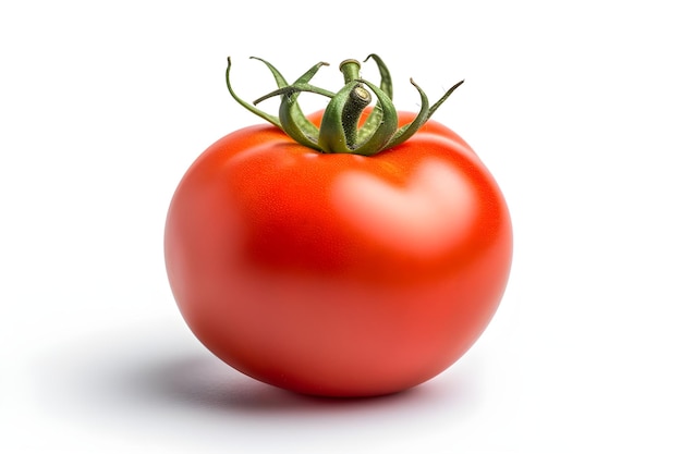 Une tomate avec une tige