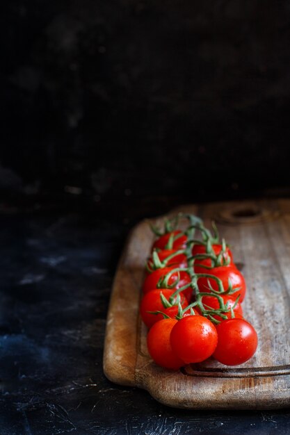 Tomates cerises bouchent