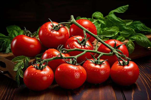 Tomates d'été juteuses Un délice végétarien de fraîcheur