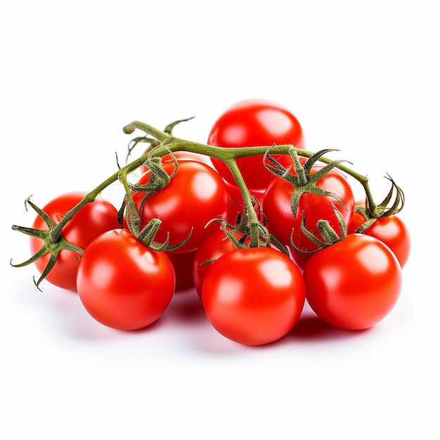 tomates à fond blanc