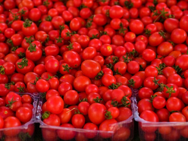 tomates fraîches au marché