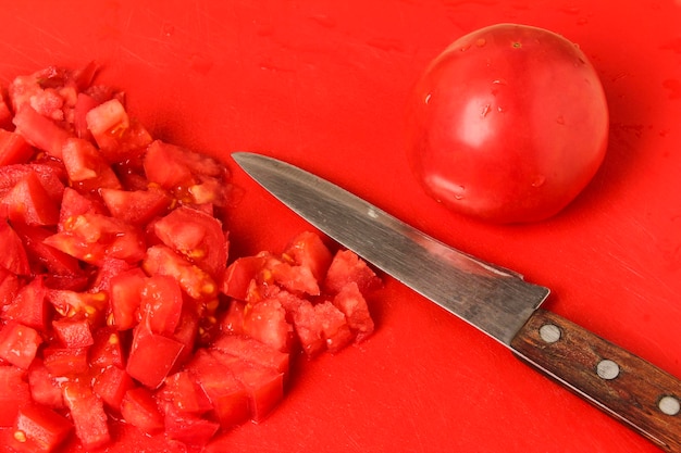 Tomates hachées