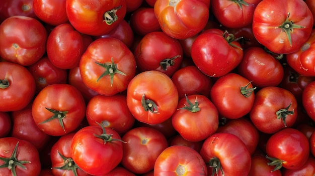 tomates rouges de fond Groupe de tomates