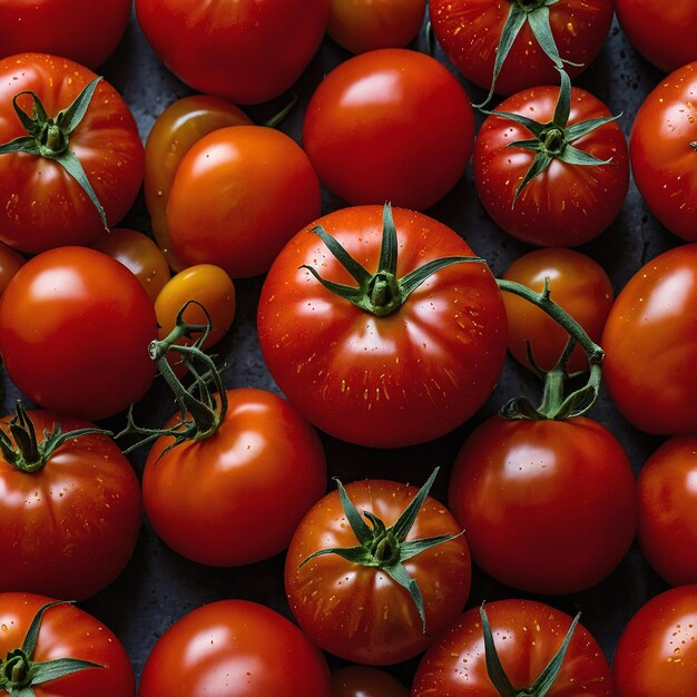 tomates rouges fraîches photographiées