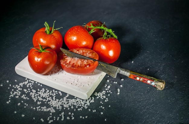 Tomates et sel Éclairage discret